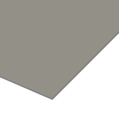 Steengrijze Trespa Izeon Varitop plaat 6 mm RAL 7030 op maat gezaagd