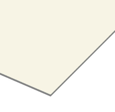 Cream Wit Trespa Izeon Varitop plaat 6 mm RAL 9001 op maat gezaagd