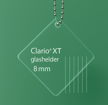 Clario® plexiglas XT helder 8 mm, op maat door Kunststofkopen Almere, altijd hele lage prijzen.