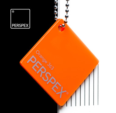 Plexiglas oranje 363 GS op maat kopen. Gratis gezaagd, gratis afhalen in Almere en ideaal voor signing, displays en reclame.