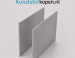 Hard PVC plaat van 2 mm dik in grijs RAL 7011