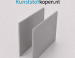 Hard PVC plaat van 3 mm dik in grijs RAL 7011