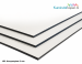 HPL plaat van 3 mm in wit met gladde afwerking