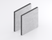 Aluminium sandwichpaneel van 3 mm met alu geborstelde zijde en 9006 matte afwerking