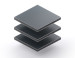 Aluminium sandwichpaneel van 3 mm in grijs RAL 7016 met matte en glanzende zijde